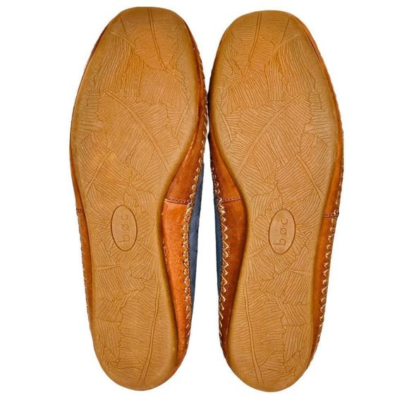Born CONCEPTS b.o.c Women's Poha Leather Slip-On Flat Loafer Blue 8.5 EUC - Picture 10 of 13